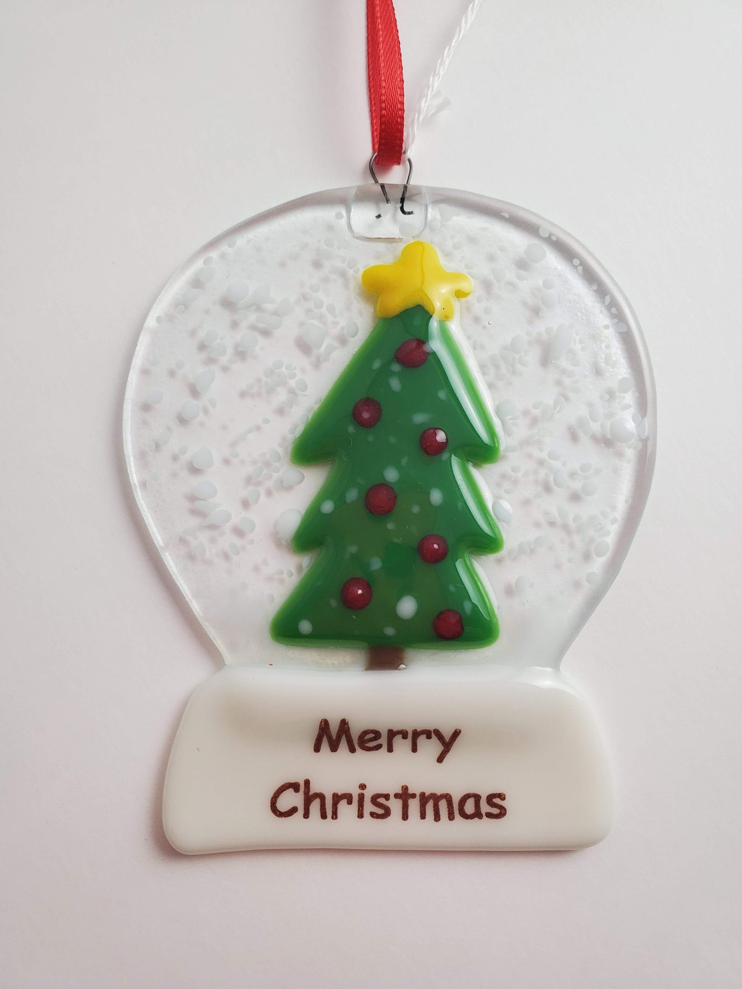 Ornament - Christmas Tree Snow Globe