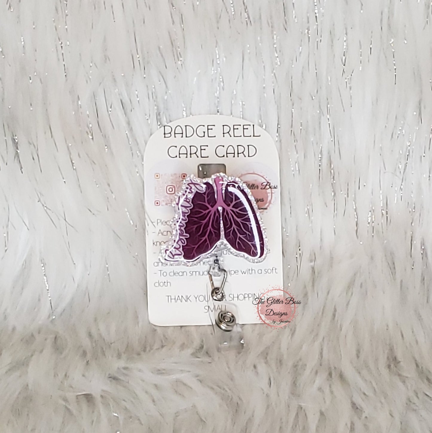 Badge Reels - Glitter Boss