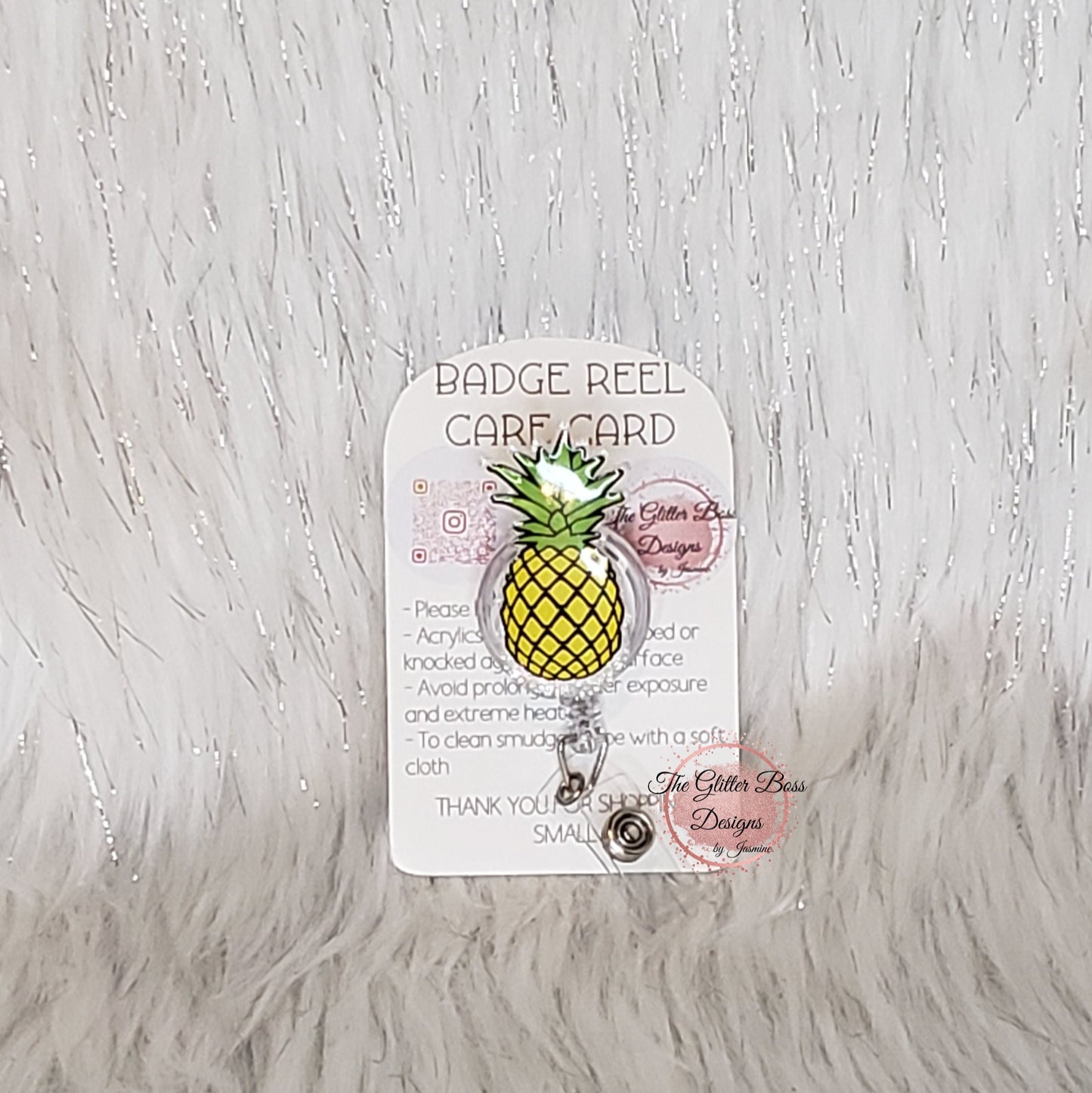 Badge Reels - Glitter Boss