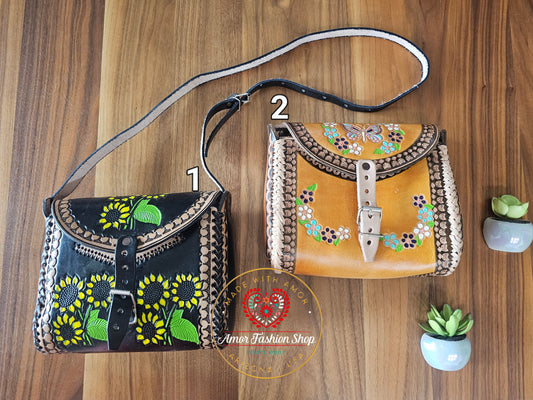 Hand Painted Artisian Die-cut Sunflower Butterfly @amorfashionshop