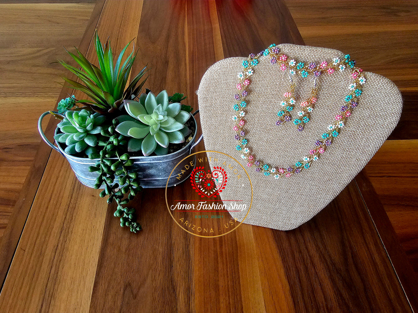 Florecitas Chaquira 3 Piece SET @amorfashionshop