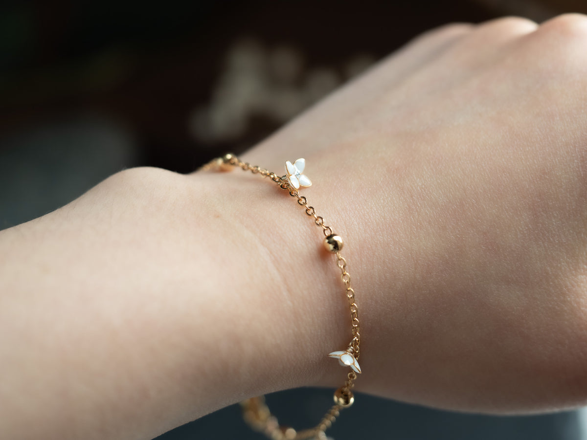 Ajisai Bracelet | Chiisai Leaf