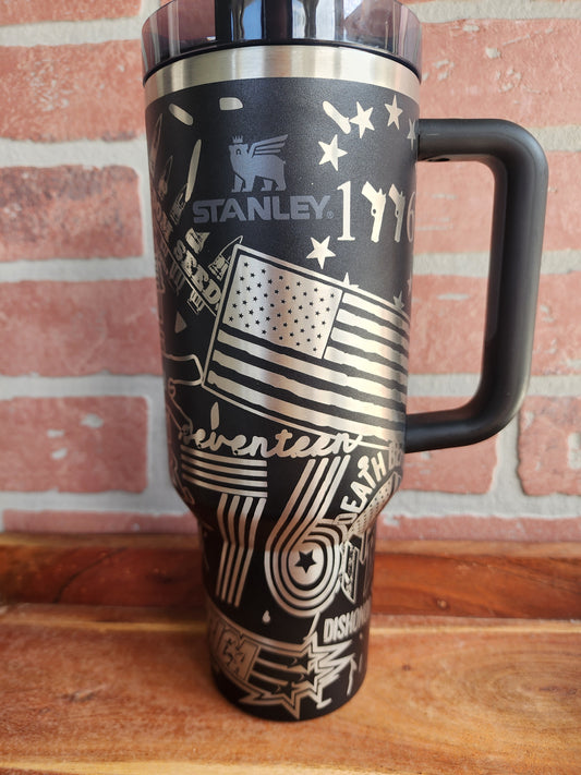 40 Oz Engraved Stanley America