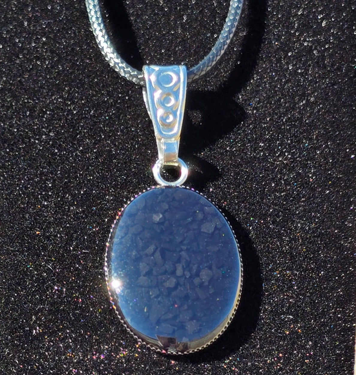 ACR-Oval-St/Op-Necklace