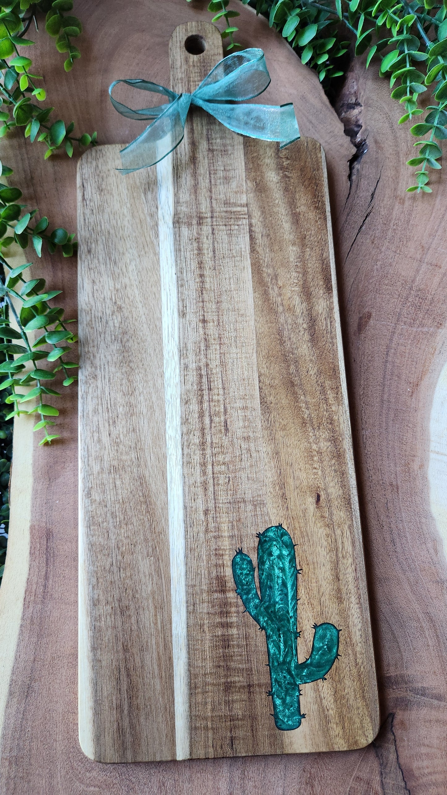 Long Rectangle Resin Serving Board - The Laser Canvas
