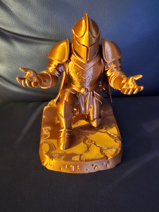 3D Gold Knight-DJ Creative Designs