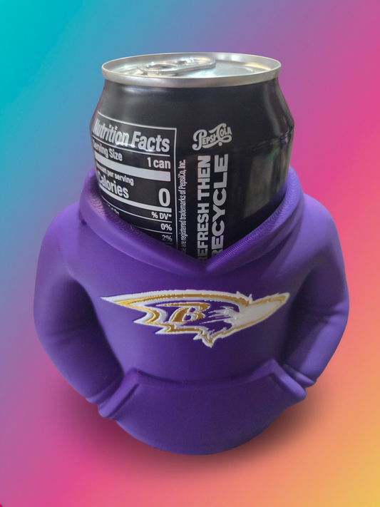 Baltimore Hoodie – 3D Printed Beverage Holder- We Customize Crafts