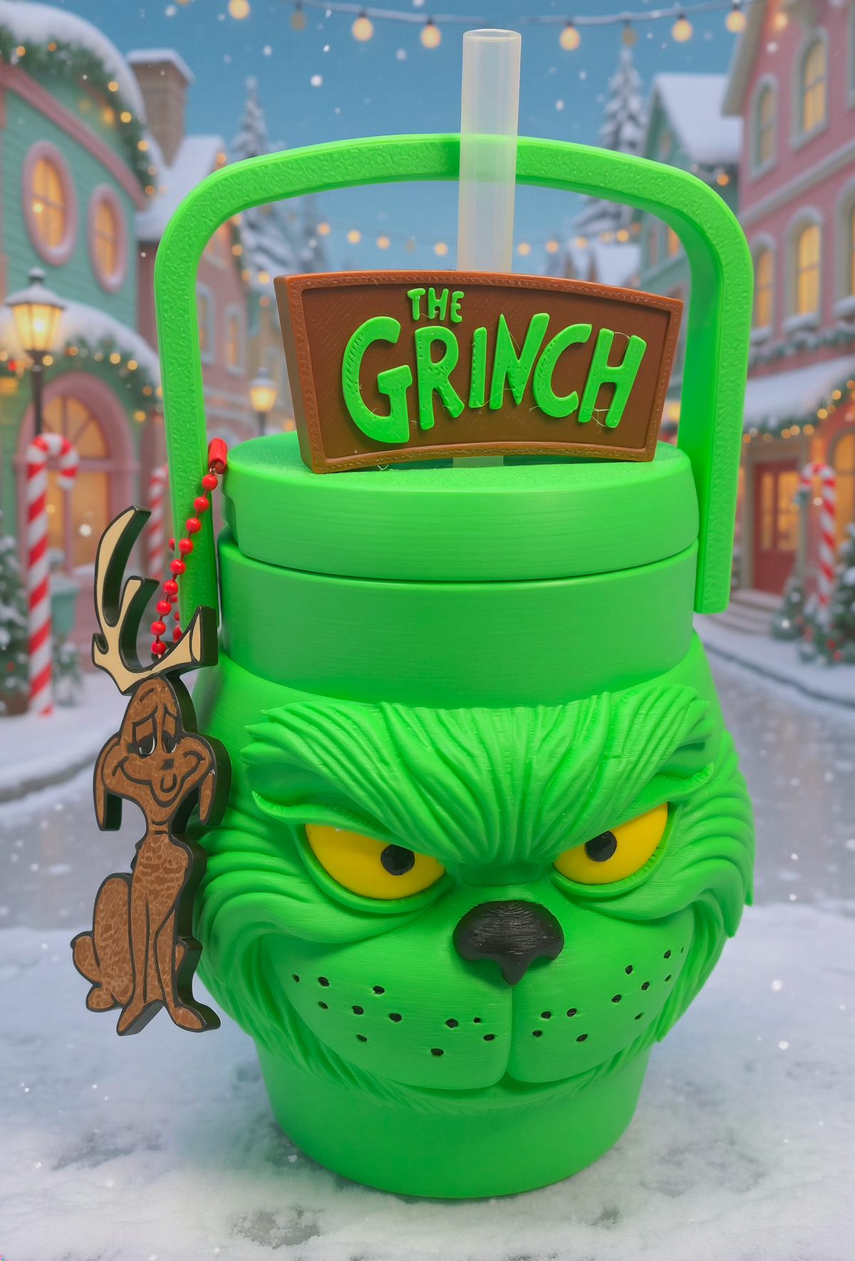Grinch koozie - We Customize
