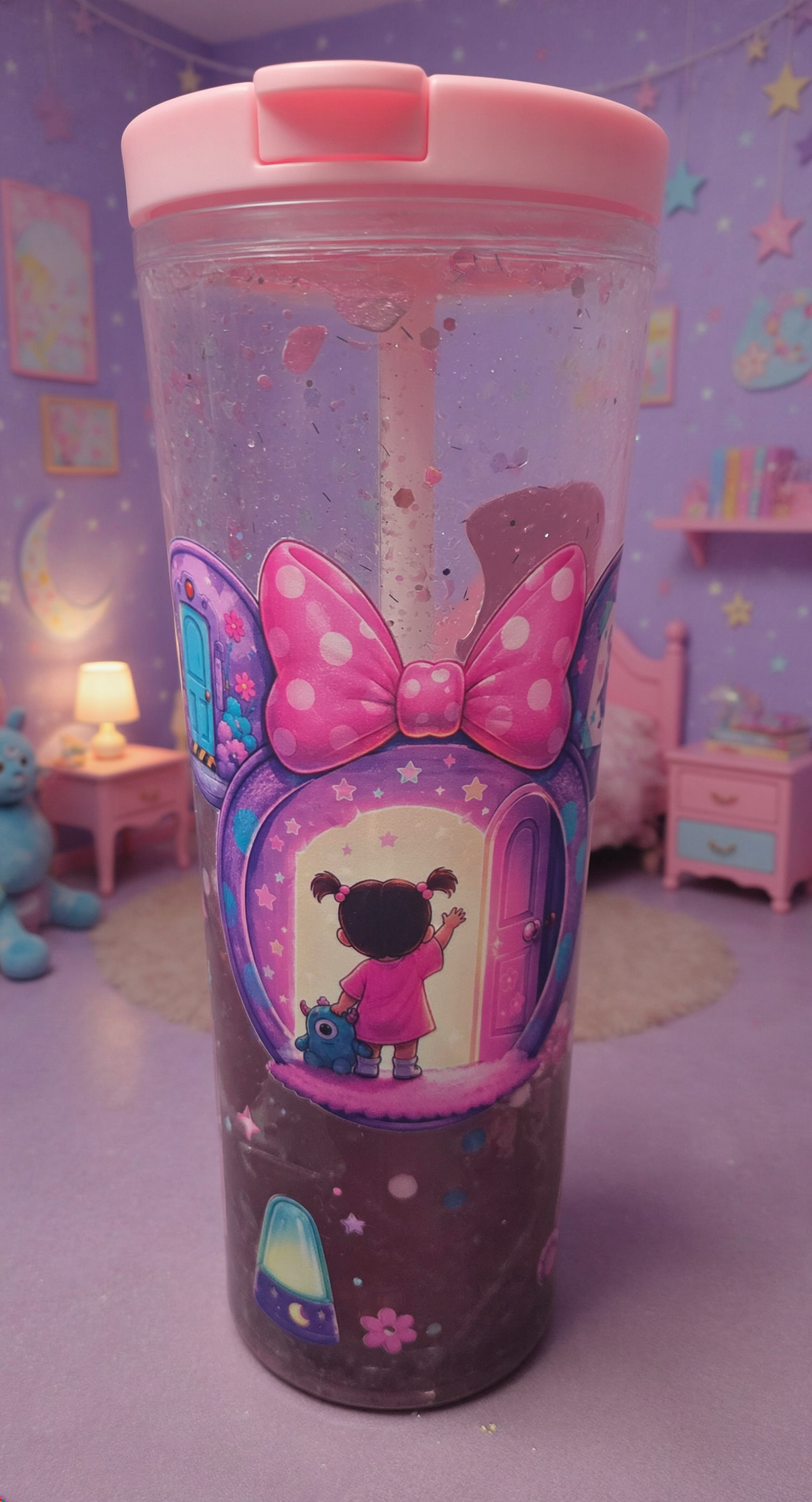 Boo Moving Glitter Tumbler - We Customize Crafts
