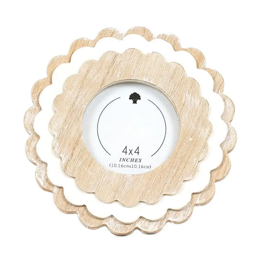 Scallop Photo Frame - STV