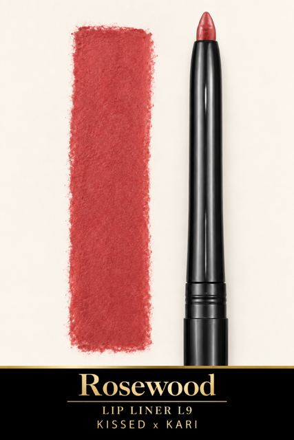 Rosewood Lip Liner L9 by Kissed x Kari