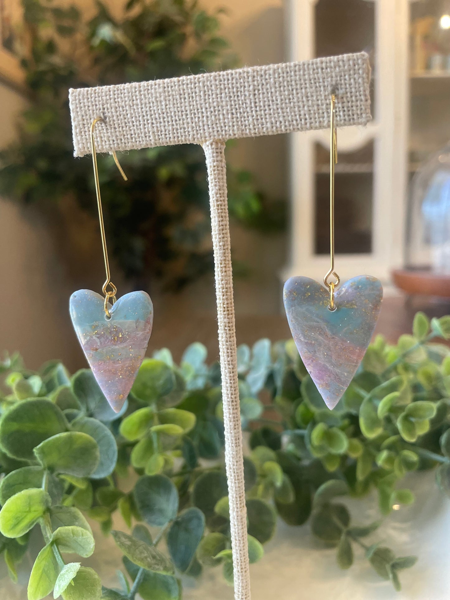 Handmade Polymer Clay Earrings |Sand & Sea - Mimi Co Handmade Jewelry