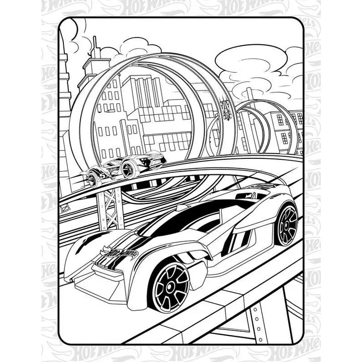 Hot Wheels Giant Coloring Book - STV