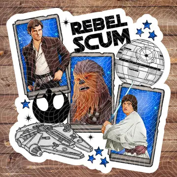 Star Wars Theme Sticker - STV