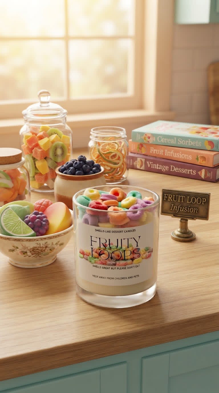 Fruit Loops Candle