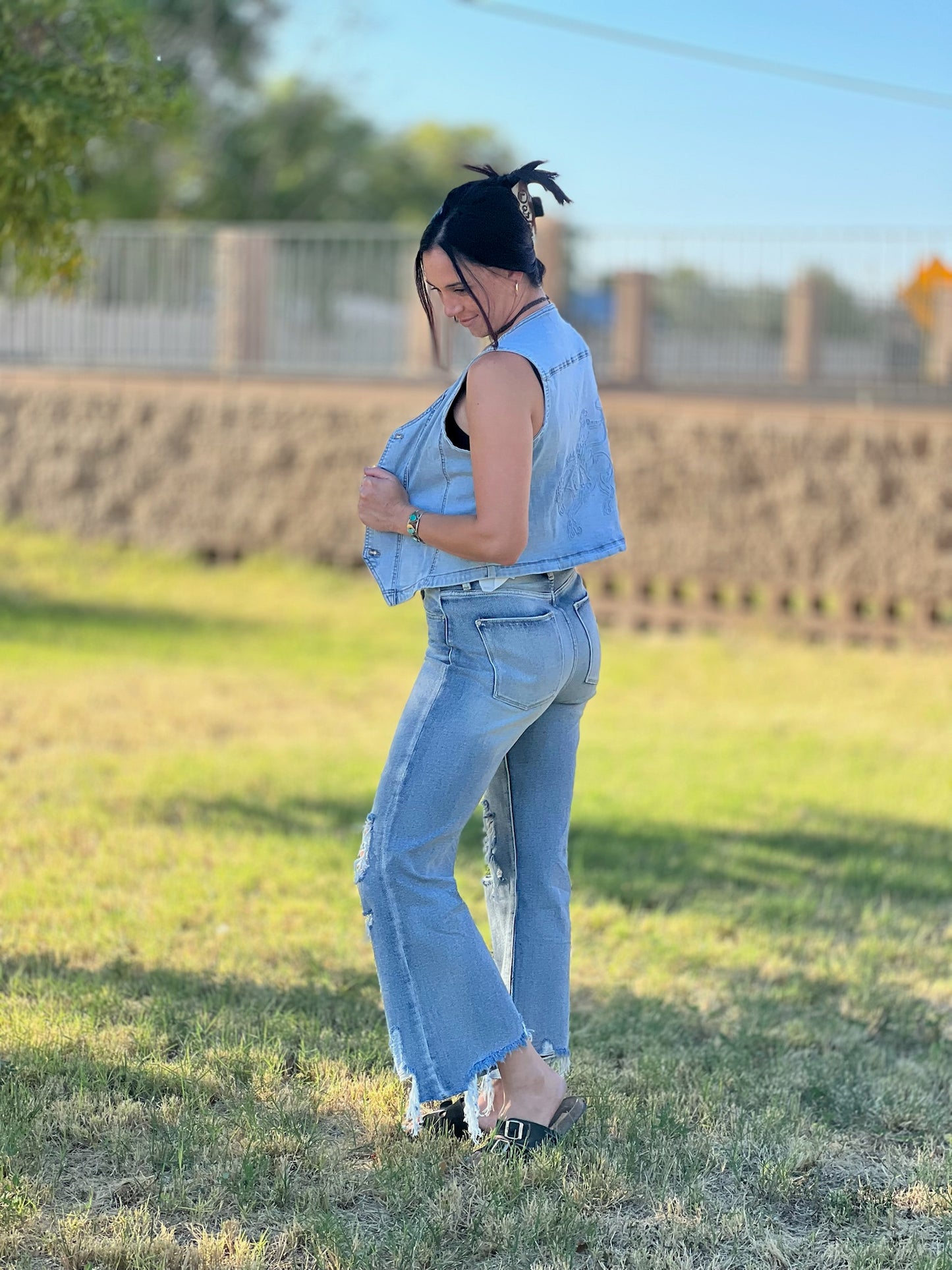 Sterling Denim Vest