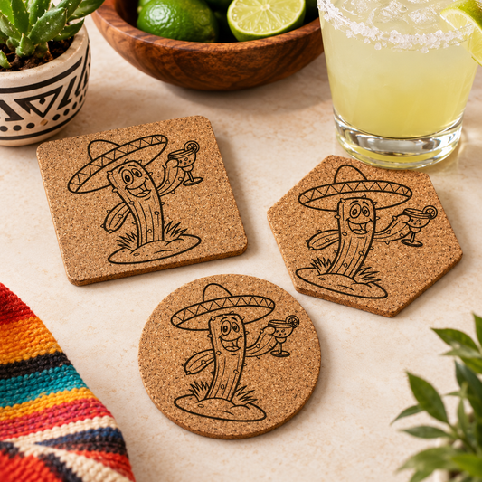 Margarita Cactus Coaster-DQ Kreations