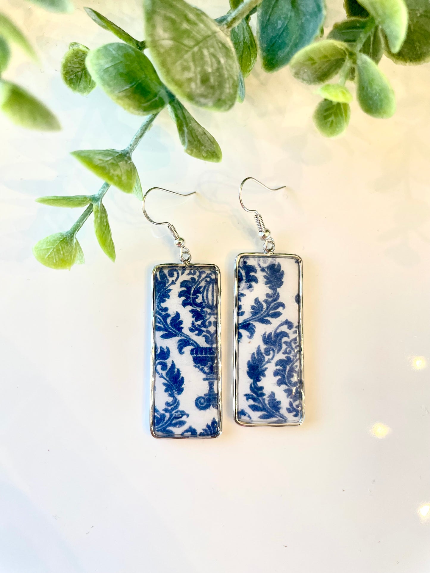 Handmade Polymer Clay Earrings |Mediterranean - Mimi Co Handmade Jewelry