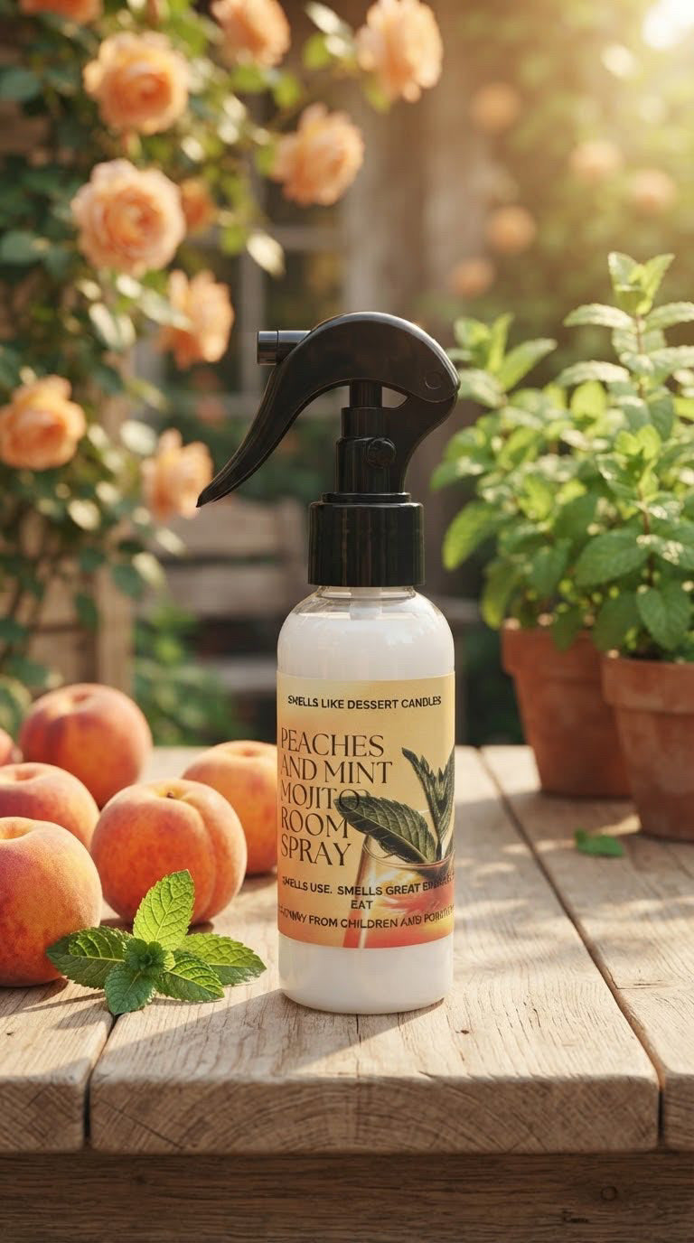 Oranges and Mint Room Spray Keychain