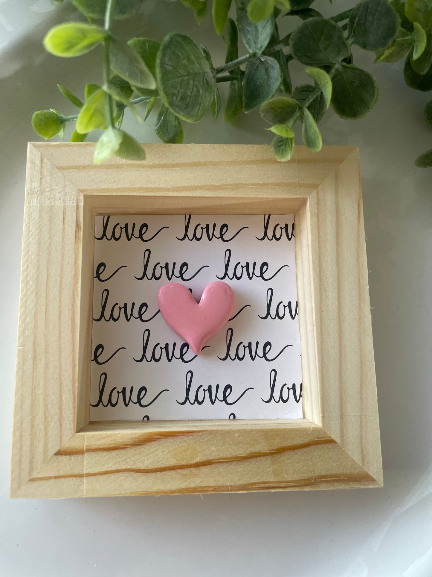 Handmade Mini Wooden Clay Heart Shadow Box Frames | Romantic Home Decor & Gift Idea
- Mimi Co Handmade Jewelry