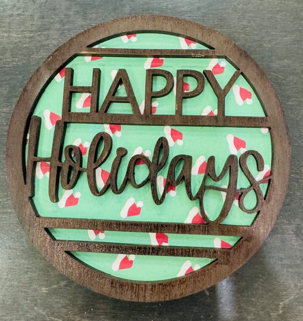 Magnetic Insert - CLASSIC Happy Holidays - STV