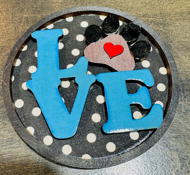 Magnetic Insert - Love Paw - STV