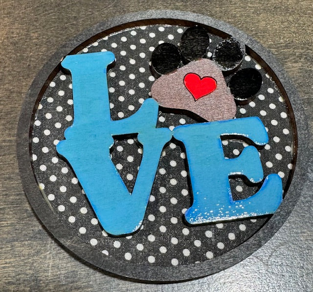 Magnetic Insert - Love Paw - STV