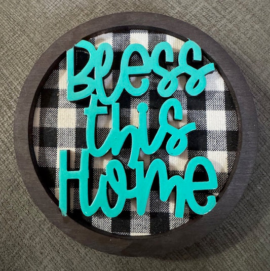 Magnetic Insert - Bless This Home - STV