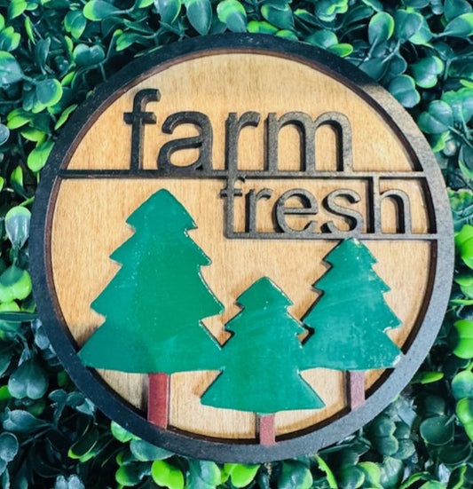 Magnetic Insert - Farm Fresh Trees - CHD