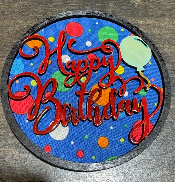 Magnetic Insert - Happy Birthday - STV