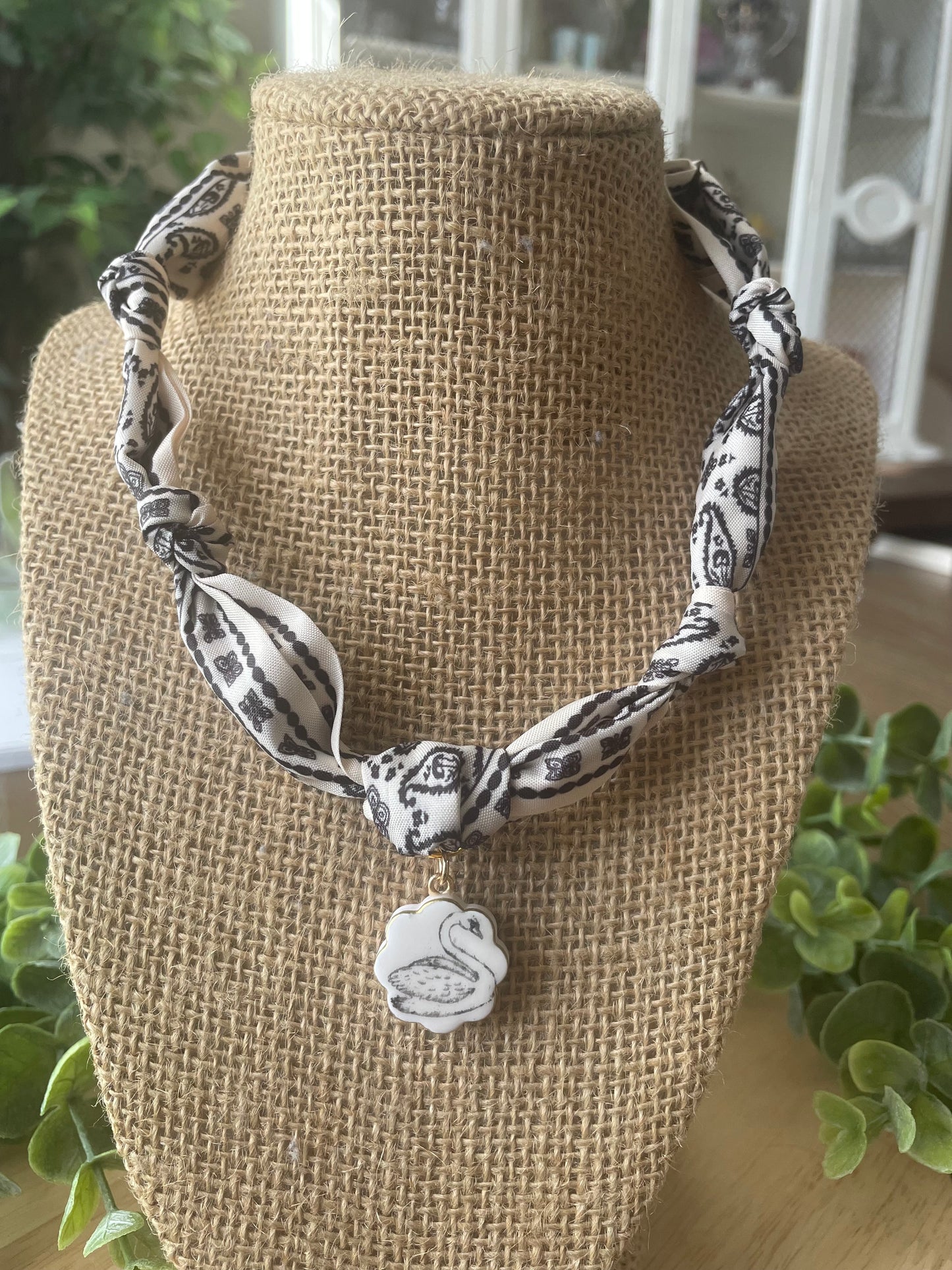 Scarf Necklace - Mimi Co Handmade Jewelry