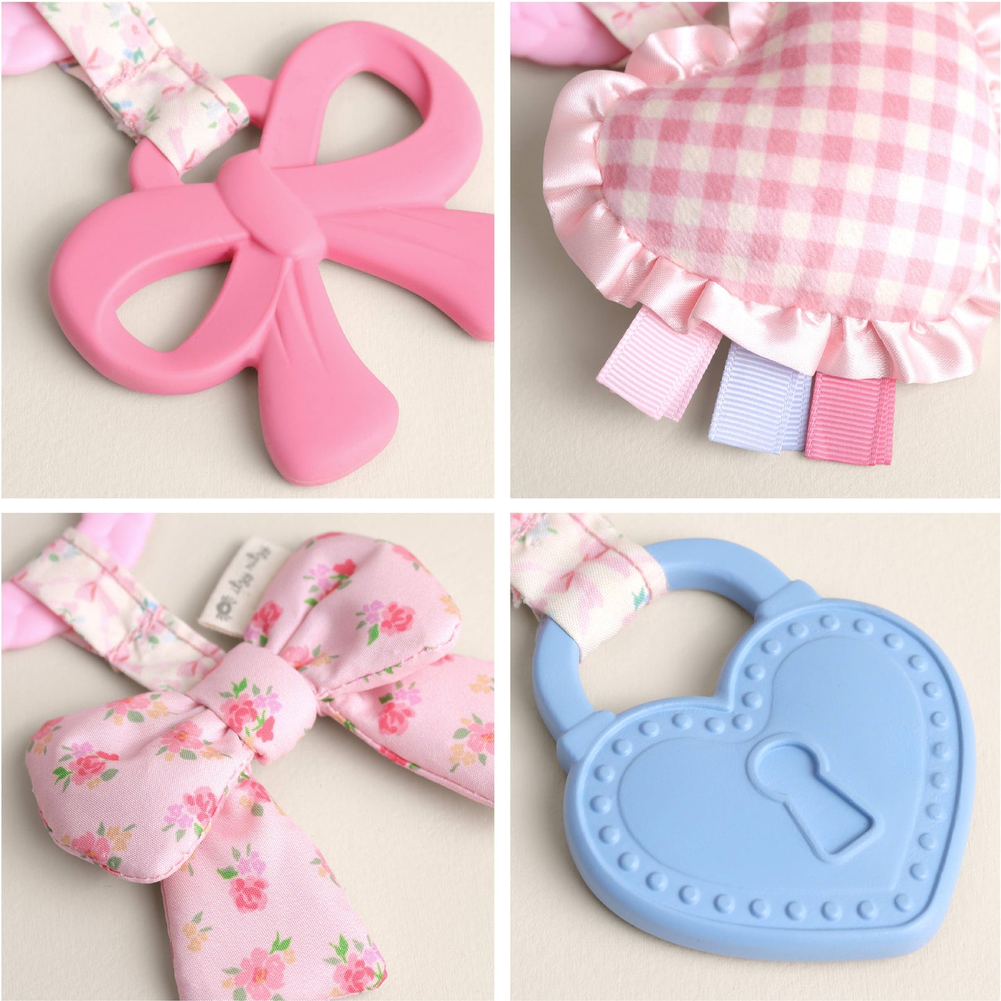 Bow Bitzy Busy Ring Babies Teething Toy