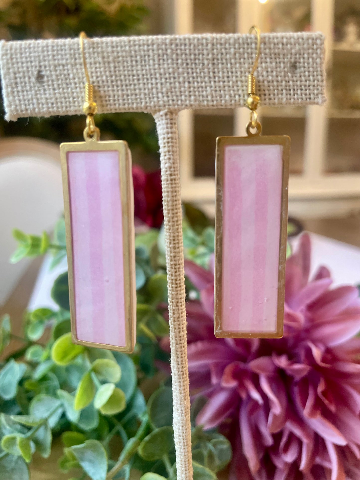 Striped Earrings - Mimi Co Handmade Jewelry