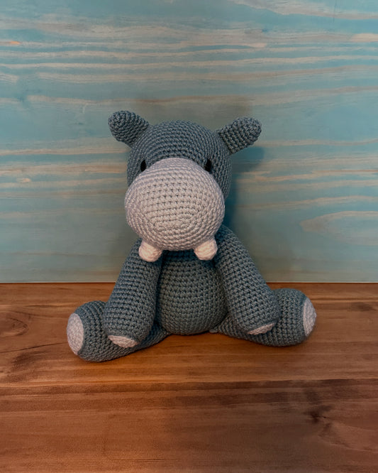 Hippo Plushie STV - Cuddly Cacti Creations