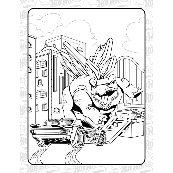 Hot Wheels Giant Coloring Book - STV