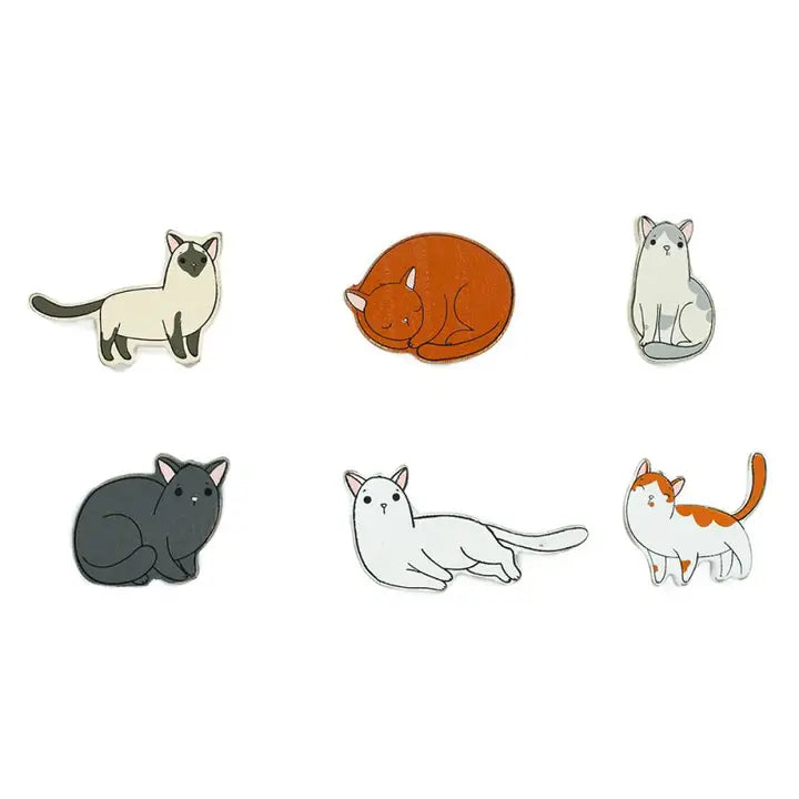 Letterboard Wood Shaped Cat Tiles - STV
