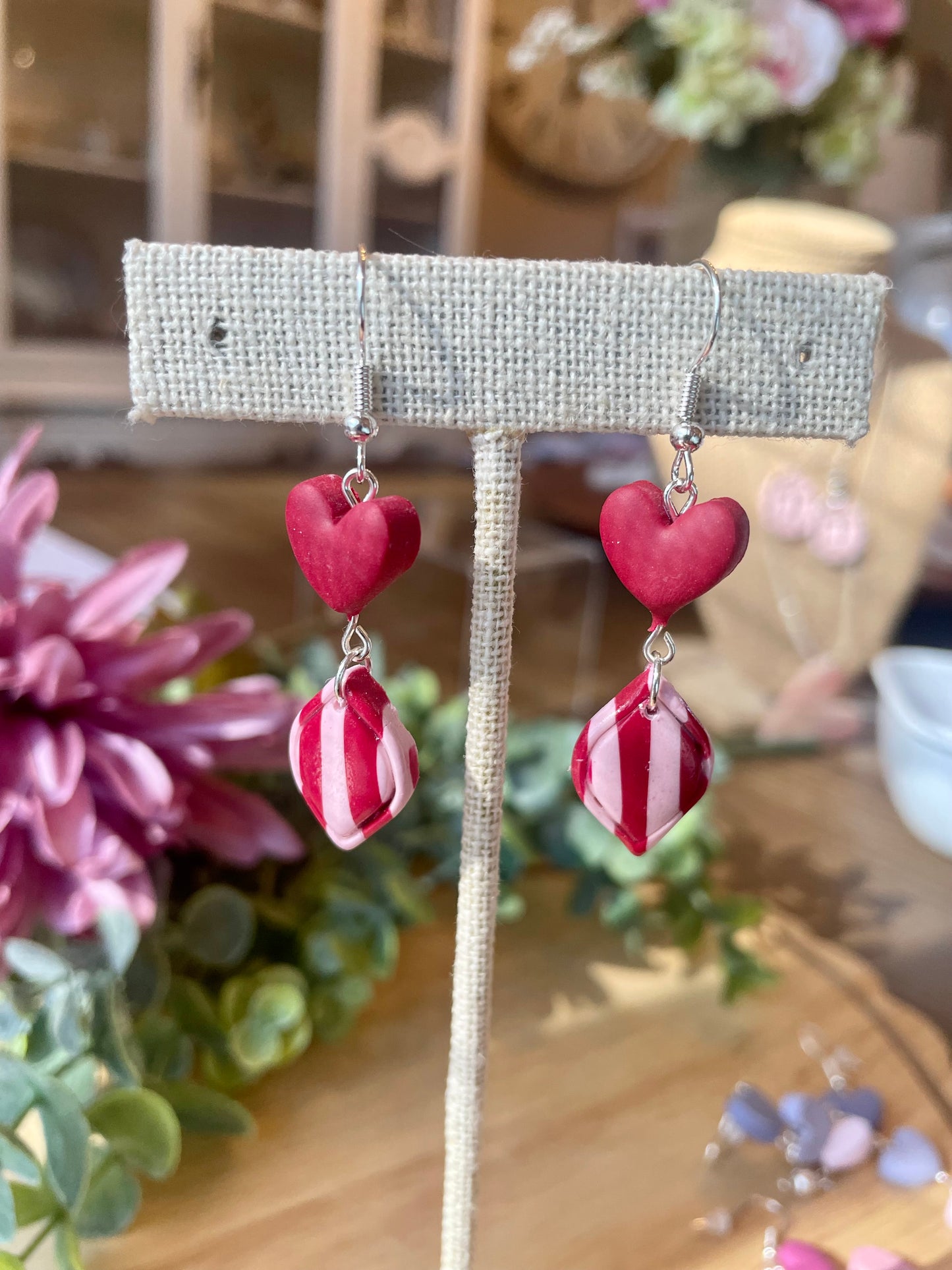 Striped Earrings - Mimi Co Handmade Jewelry