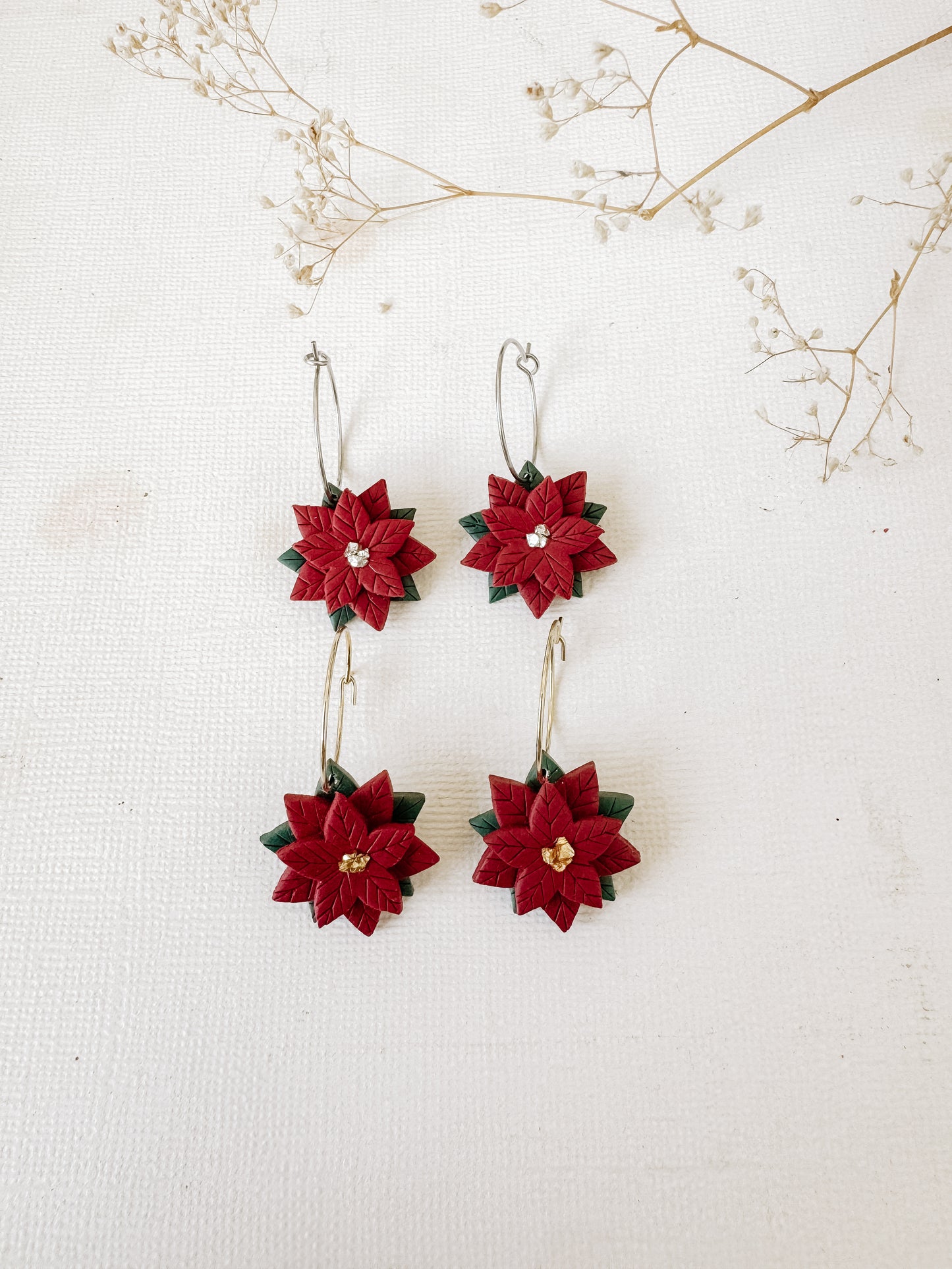 Poinsettia Hoops- DesertReign