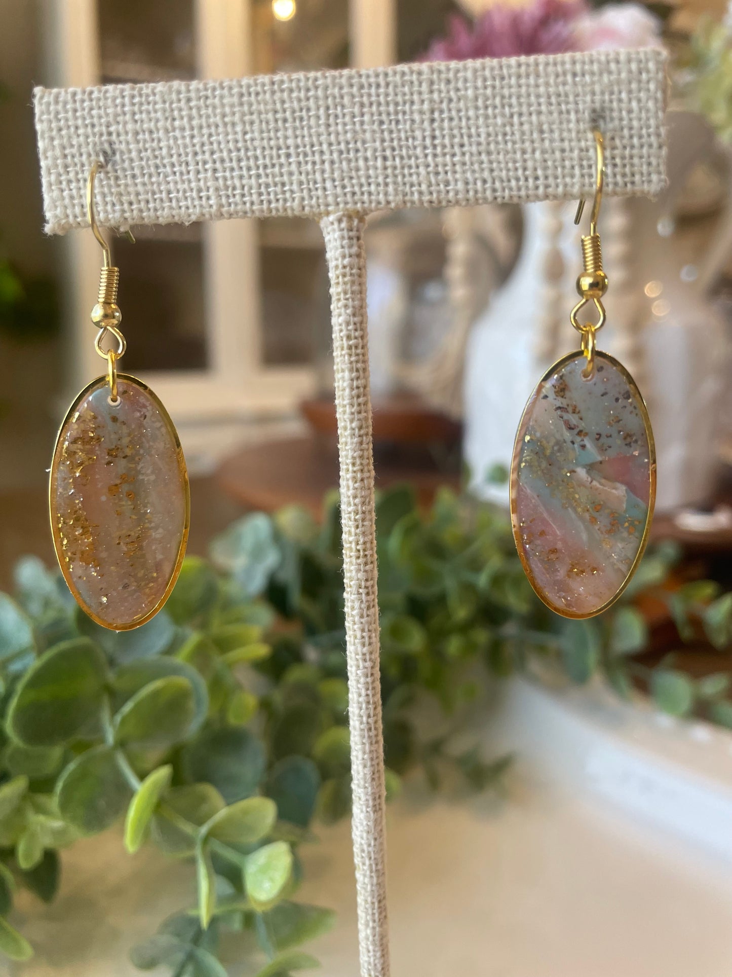 Handmade Polymer Clay Earrings |Sand & Sea - Mimi Co Handmade Jewelry