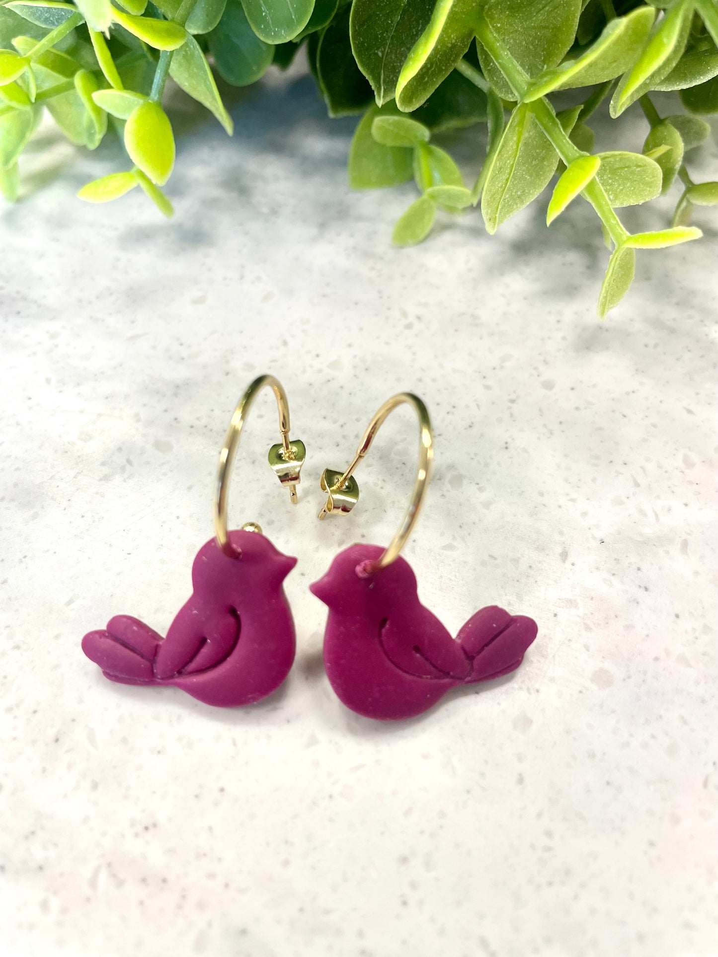 Bird Dangle Earrings - Mimi Co Handmade Jewelry