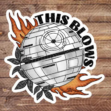 Star Wars Theme Sticker - STV