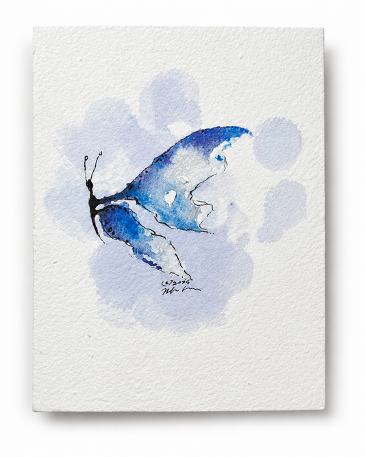 Butterfly Card on Seed Paper