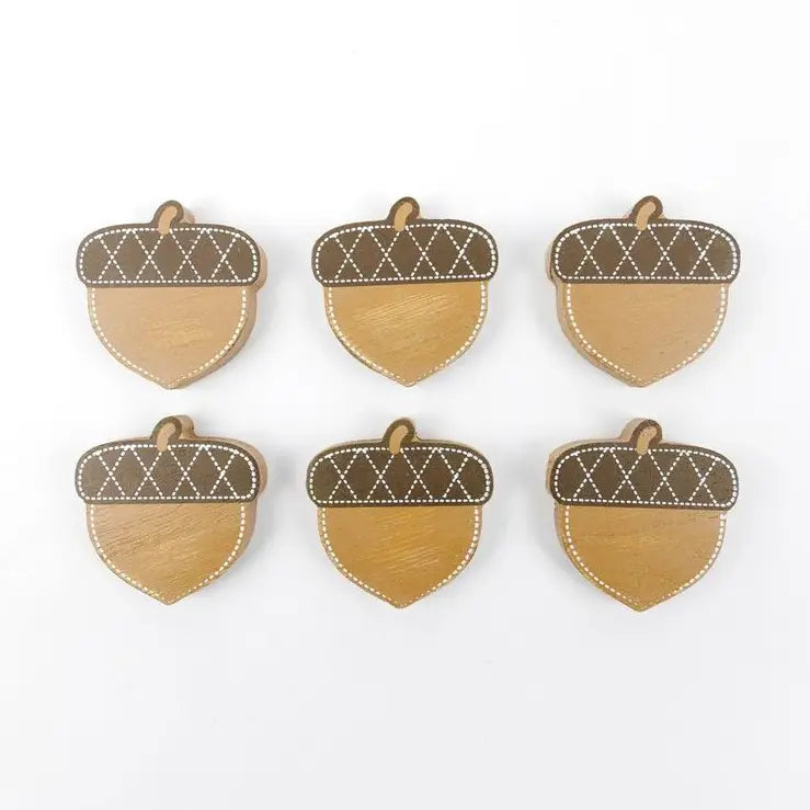 Letterboard Wood Shaped Acorn Tile - CHD