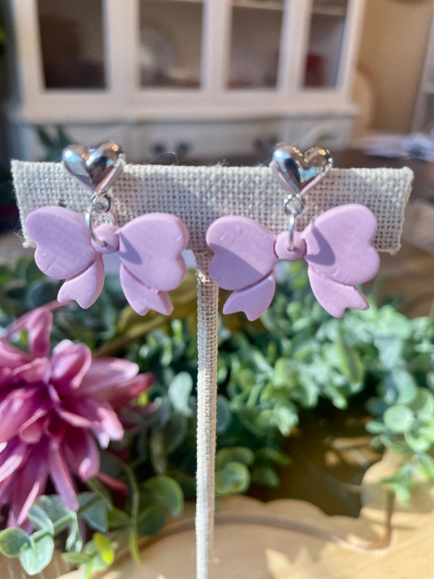 Small Bow Earrings - Mimi Co Handmade Jewelry