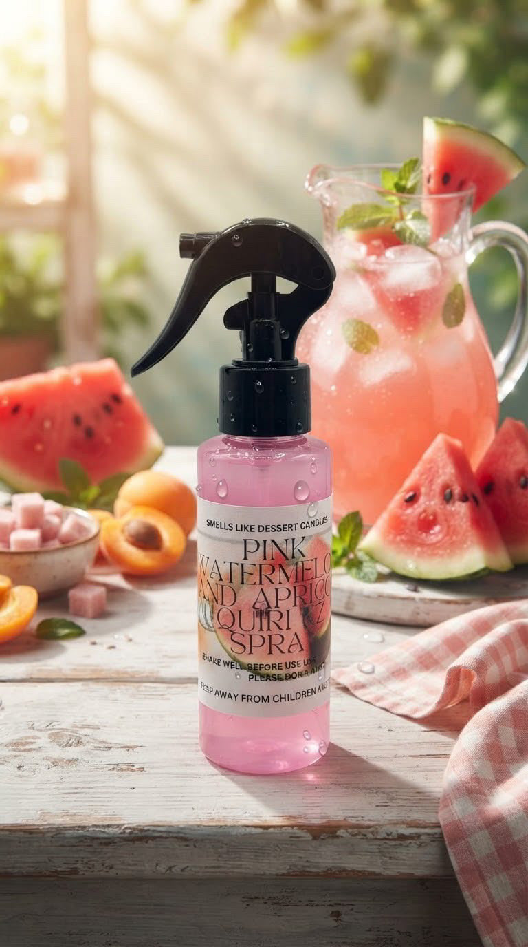 Pink Watermelon & Apricot Daiquiri Room Spray Keychain