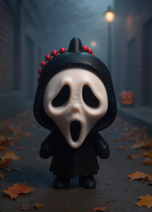 Ghostface Keychain-craftsbylemeiux