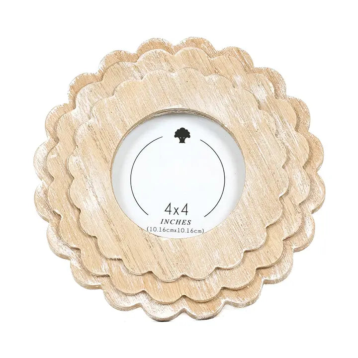 Scallop Photo Frame - STV