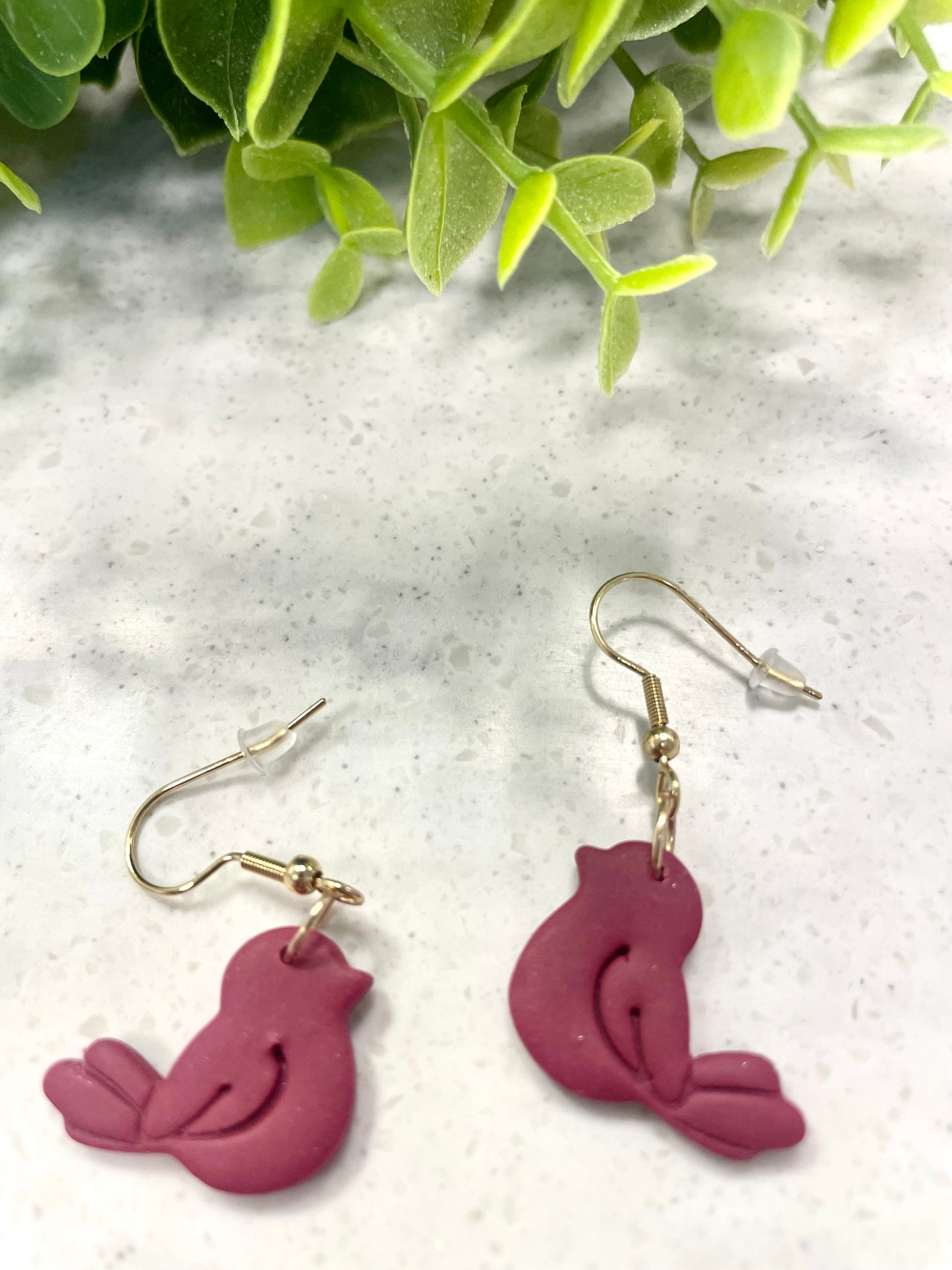 Bird Dangle Earrings - Mimi Co Handmade Jewelry
