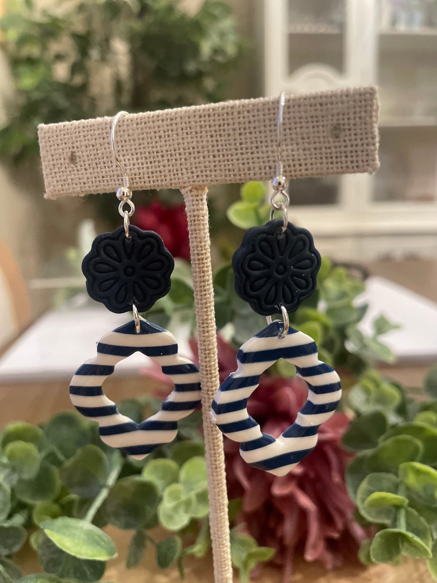 Striped Earrings - Mimi Co Handmade Jewelry