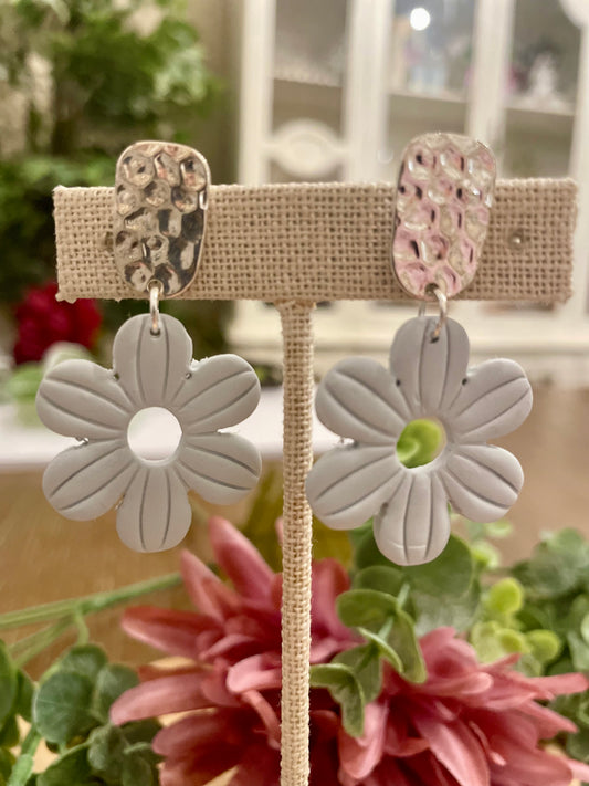 Flower Polymer Clay Earrings - Mimi Co Handmade Jewelry